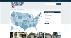 Desktop Screenshot of hudhomescoalition.com