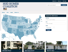 Tablet Screenshot of hudhomescoalition.com